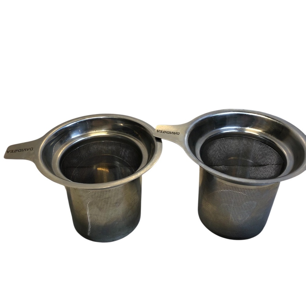 Two David’s Tea Metal Infusers